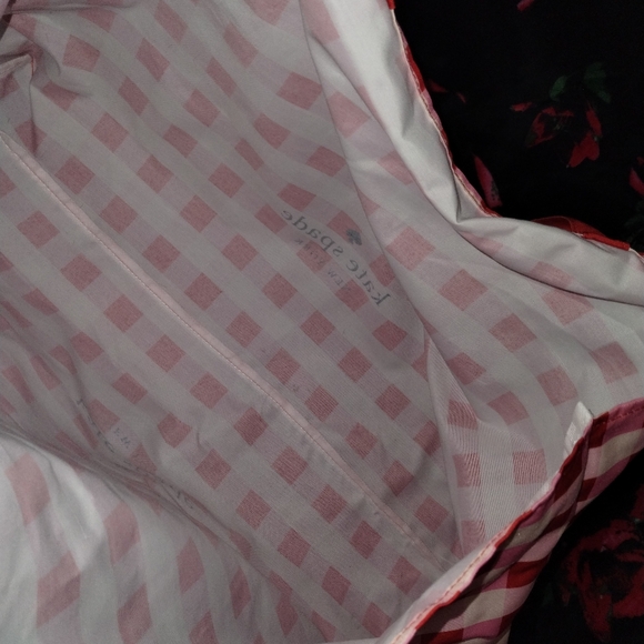 Kate Spade gingham tote with double handles - Picture 11 of 13